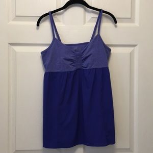 Athleta Purple loose fit tank size L